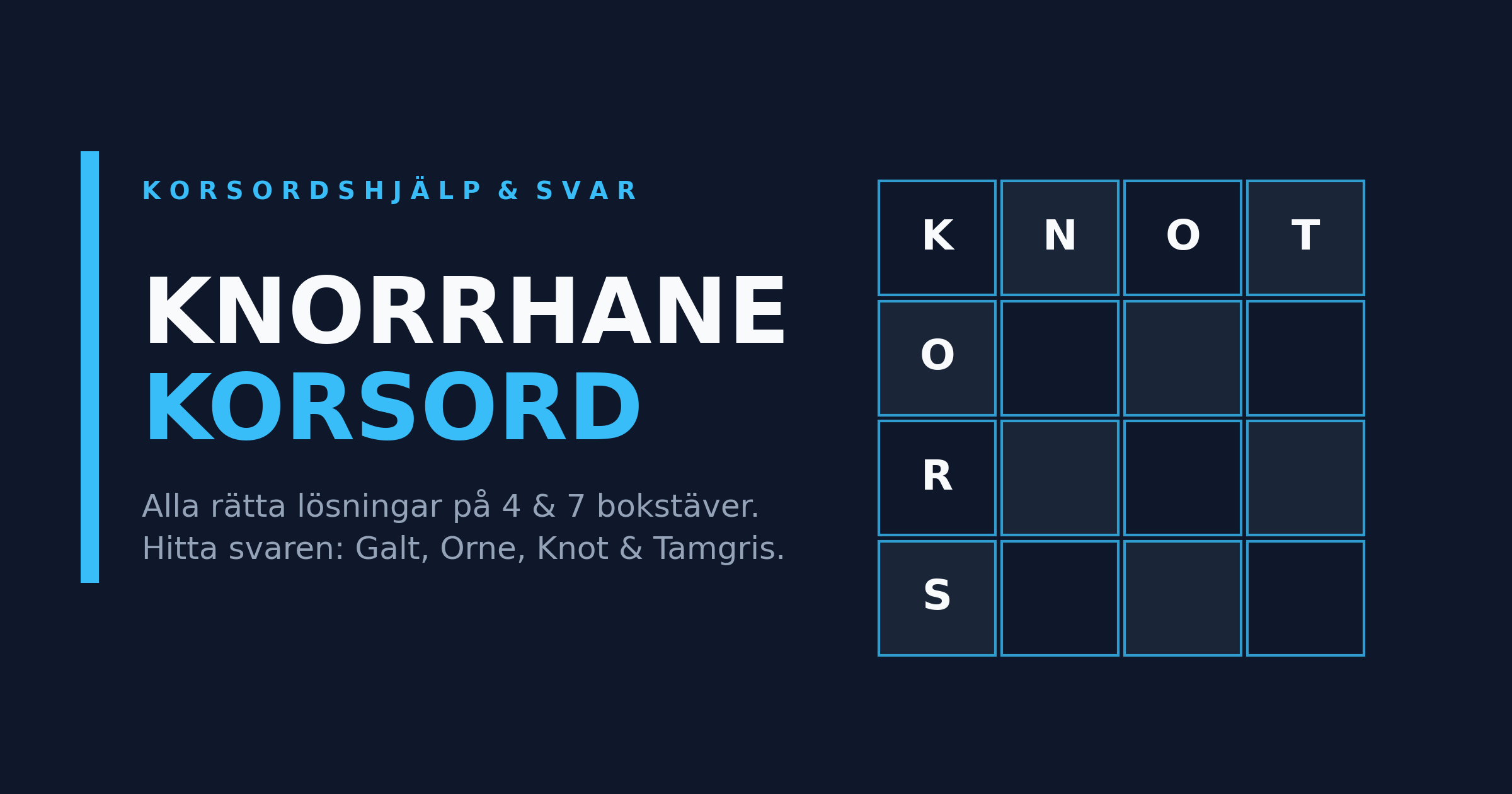 Knorrhane korsord